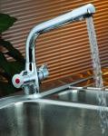1/4 turn chrome monobloc sink mixer 1