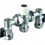 INTAMIX 400MX15CP thermostatic mixer with iso valves