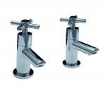 OCTAVO-X cross-head bath taps (pair)