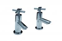 OCTAVO-X cross-head bath taps (pair)