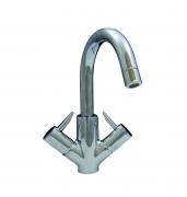 OCTET-L twin lever monobloc basin mixer
