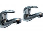 PERTO bath taps (pair)