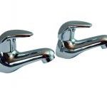 CROMO basin taps (pair) 1