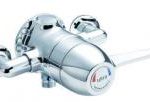 Thermostatic exposed sequential lever shower valve 1