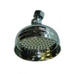 Shower rose 4" tulip style - chrome