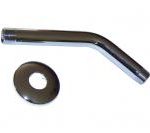 Fixed shower arm & bezel - chrome (excluding head)