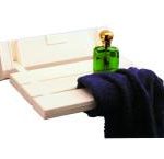 Spacesaver shower seat - white