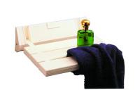 Spacesaver shower seat - white