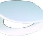 Celmac Cavalcade Lux WC seat – white/chrome hinges 1