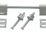 WC seat bar hinge set - plastic