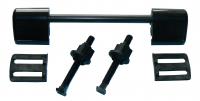 WC seat bar hinge set - plastic