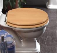 Primaflow Platinum WC seat - brass hinges