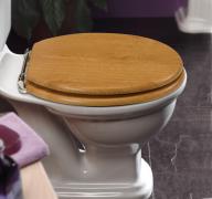 Primaflow Platinum WC seat - brass hinges