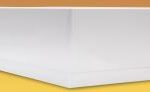 White plastic bath front panel 1700mm x 520mm