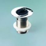 Macdee sink waste 1 1/2″ slotted with poly plug chain & stay WSK25CP 1