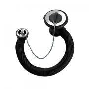 Macdee vanity waste/overflow 1.1/4" stainless steel flange WBV21BA