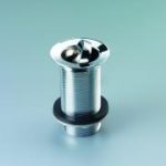 Macdee basin waste 1.1/4" unslotted with rotary plug WBK96CP