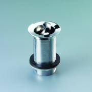 Macdee basin waste 1.1/4" unslotted with rotary plug WBK96CP