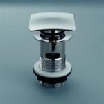 Macdee basin waste 1.1/4" slotted with push down square plug WBK21CP