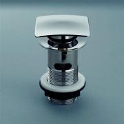 Macdee basin waste 1.1/4" slotted with push down square plug WBK21CP