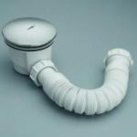 Macdee shower waste with 115mm flange & extending hose WFS47CP