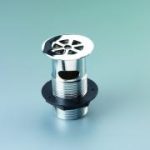 Macdee shower waste 1.1/4" slotted chromed brass 60mm flange/3.1/2" tail WFS03CP