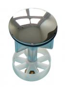 Spare waste pop-up plug chrome