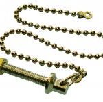 Basin chain & stay 12″ 2