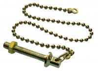 Basin chain & stay 12"