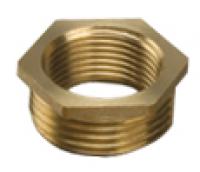 BF241 brass hexagonal bush 1/2"x 1/4"