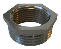 BF241X chrome plated brass hexagonal bush 3/4"x 1/2"