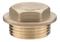 BF290 brass flanged plug 1.1/2"