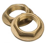 BF310 brass flanged backnut 3/4"