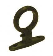 BM black malleable screw on pipe clips