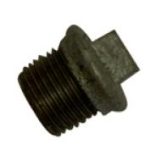BM290 black malleable flanged plug