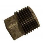 BM291 black malleable plain plug 1