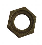 BM310 black malleable backnut