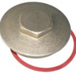 DZR brass immersion heater plug & washer 2.1/4"