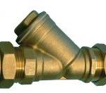 Brass inline Y-strainer C x C