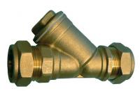 Brass inline Y-strainer C x C