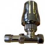 CRESTALUX TRV - chrome straight 15mm