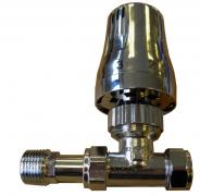 CRESTALUX TRV - chrome straight 15mm