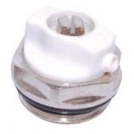 Chrome plated directional radiator air vent 1/2"