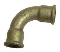 GM002A galvanised malleable bend FxF