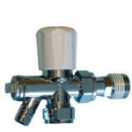 OPPL OPTIMA PLUS angle radiator valve with draw off 1