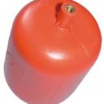 Plastic cylindrical float - 4.1/2" diameter