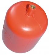 Plastic cylindrical float - 4.1/2" diameter