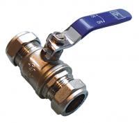 QLC blue handle lever ball valve PN25 CxC
