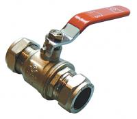 QLC red handle lever ball valve PN25 CxC