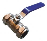 QLEC blue handle lever ball valve - economy CxC